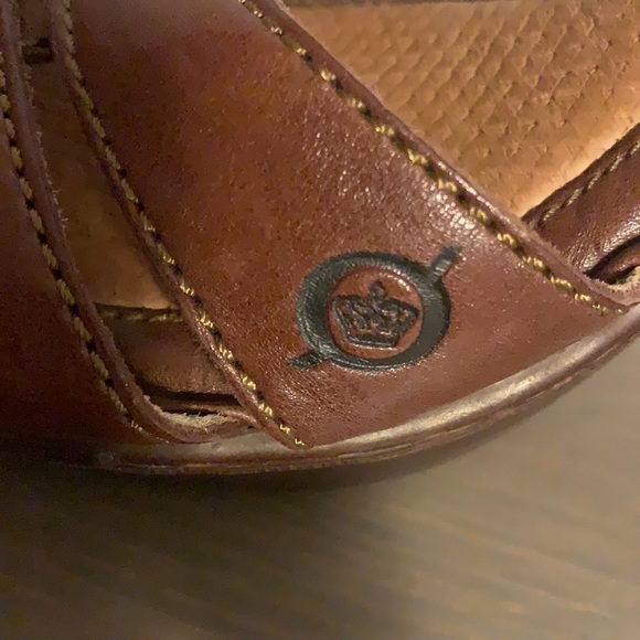 Born Brown Leather T-Strap Heels - Women’s Size 9 - Picture 8 of 9